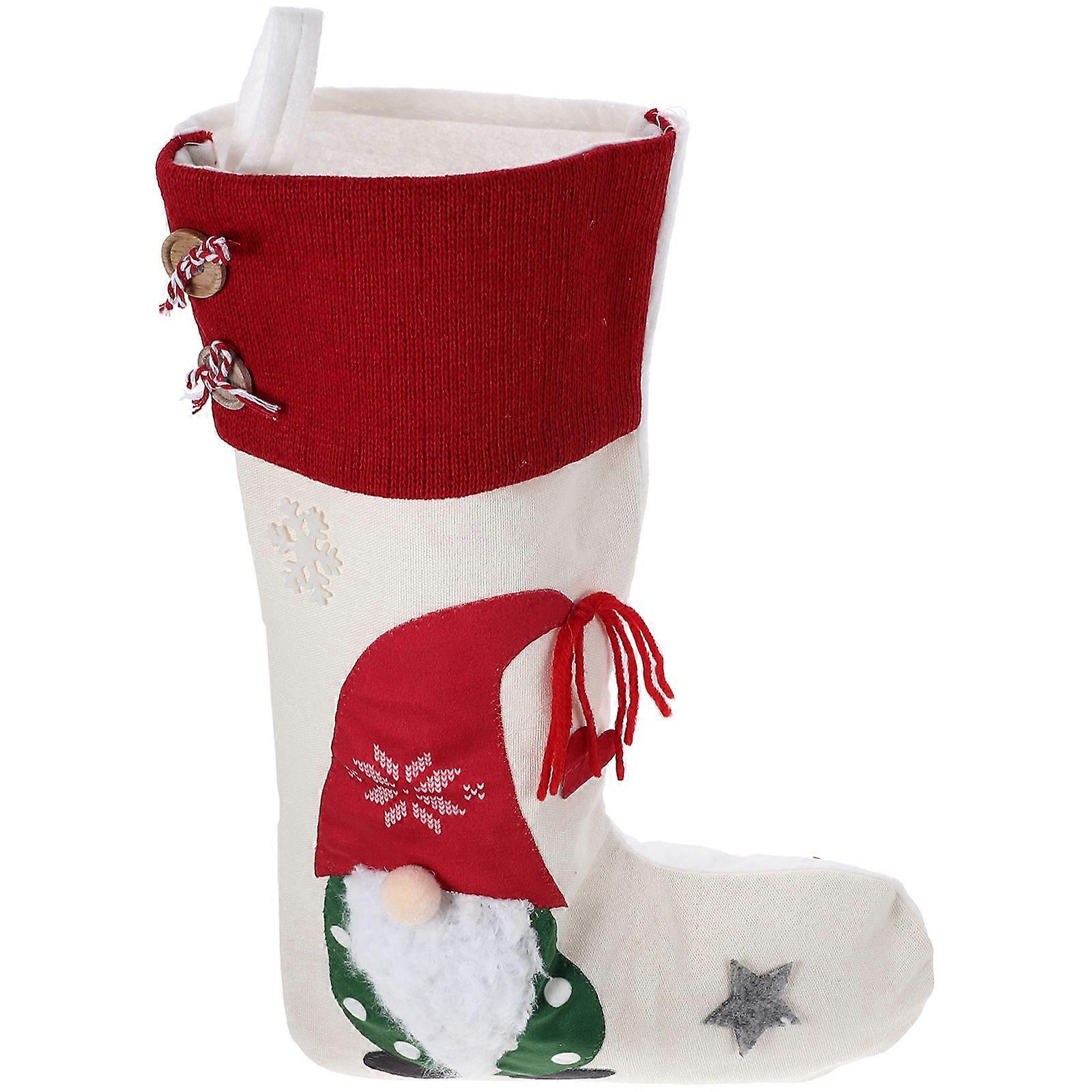 Decorative Christmas Stocking Large Xmas Stocking Gift Filler 2Pcs Multi