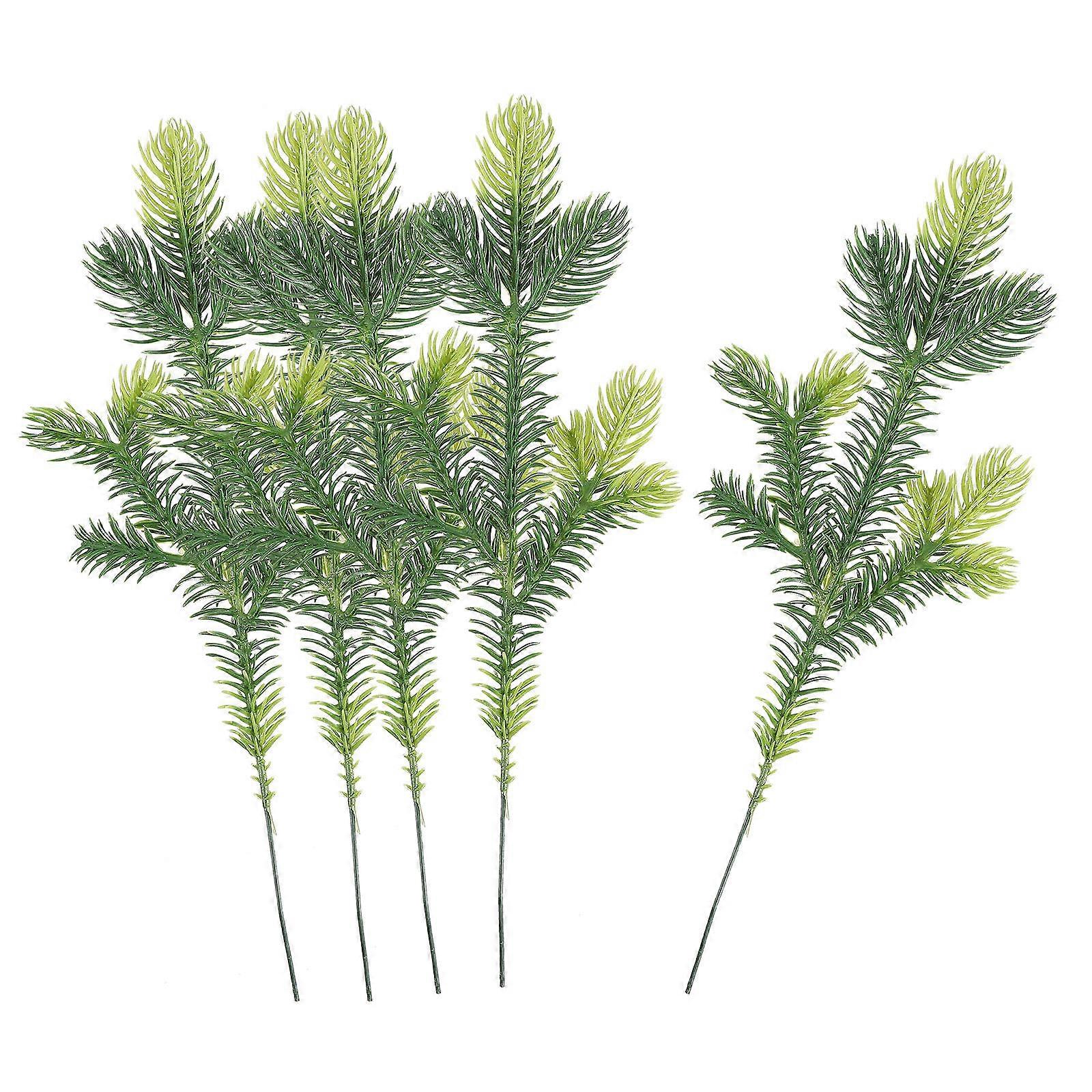 Plastic Artificial Pine Needles for Xmas Decor with 40 Pieces