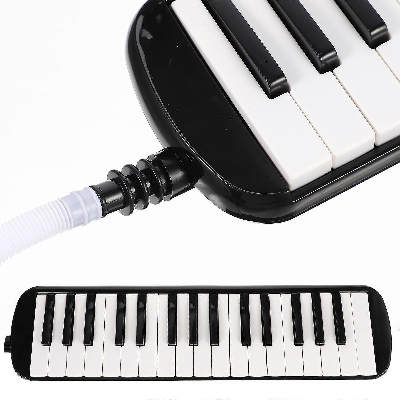 Black Melodica Instrument for Beginners 2Pcs 32