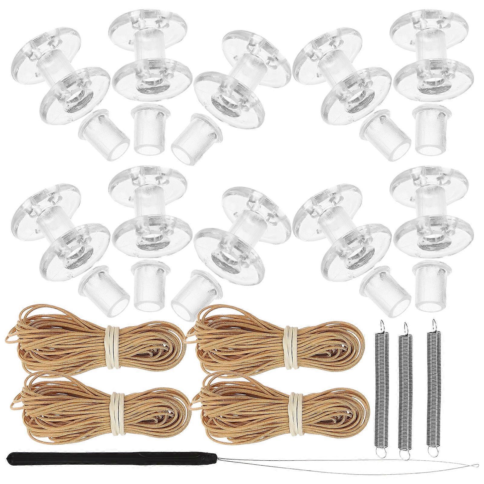 Pleated Shade Repair Kit 3 Sets For RV And Camper Blinds Replacement Featuring Reliable Cord Restringing