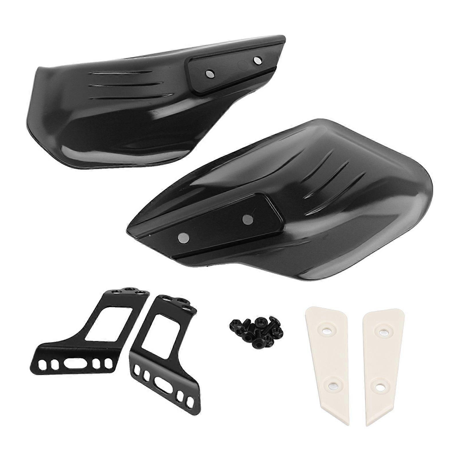 Motorcycle Hand Guards Handlebar Protector Protective Hand Shell Protection (Black)