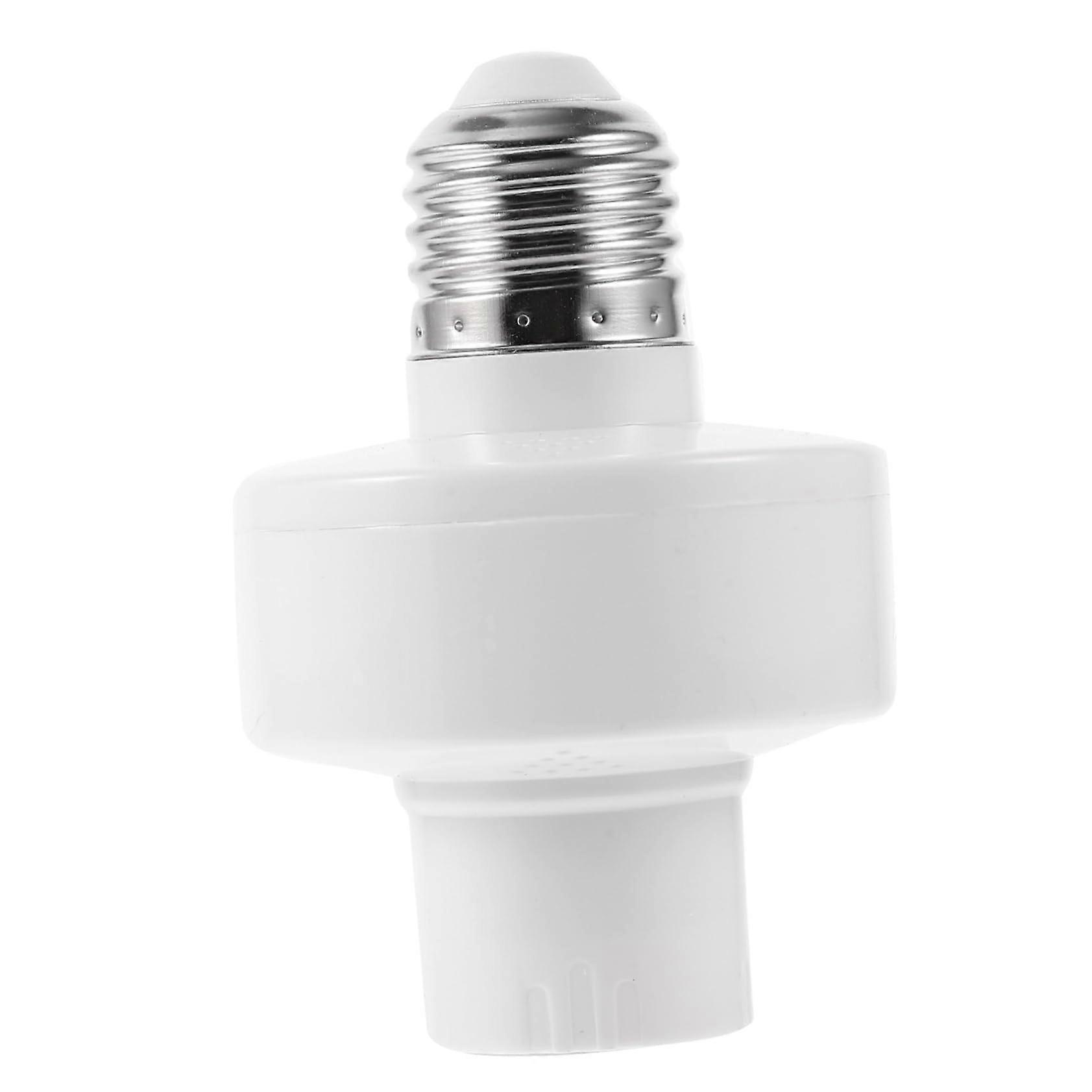 Voice Control Lamp Holder Socket Adapter Easy Install For LED And Incandescent Bulbs No Network Required Garage