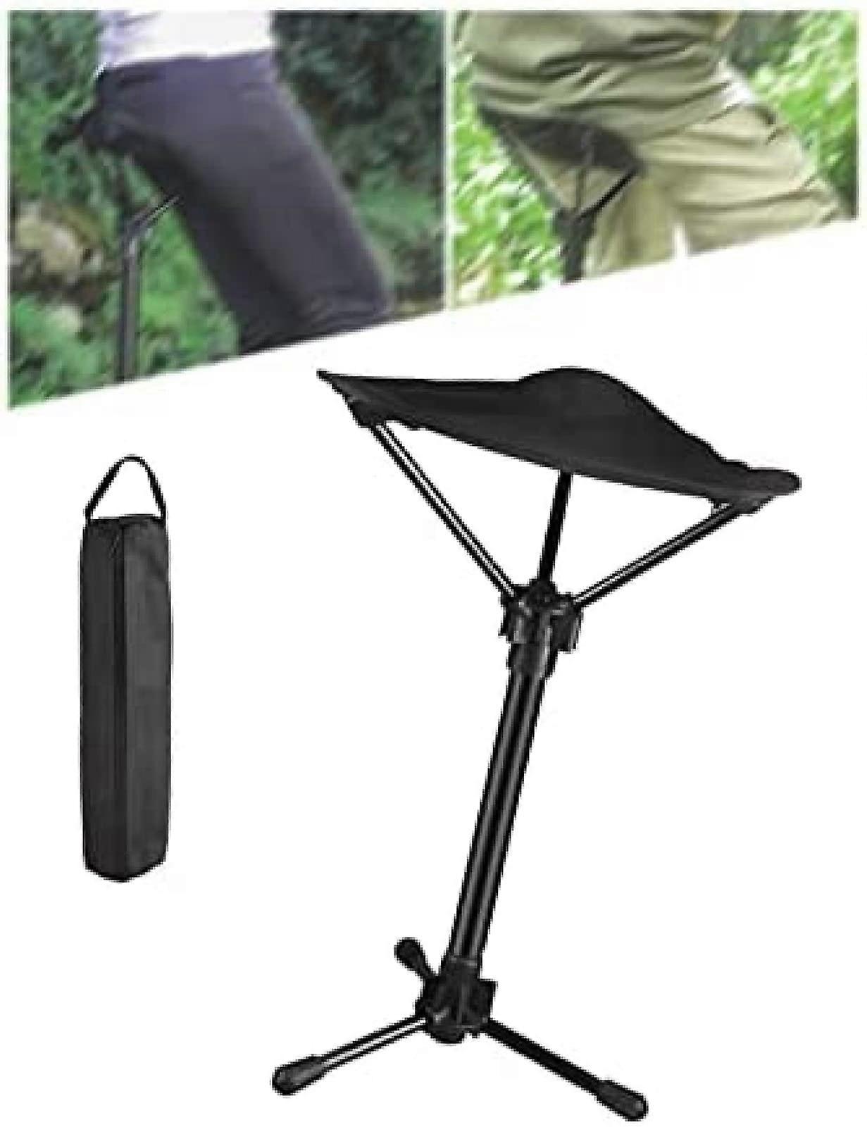 Folding Stool Tripod Tall Lightweight Portable Collapsible Chair Outdoor Camping Fishing Travel Walking Garden Backpack