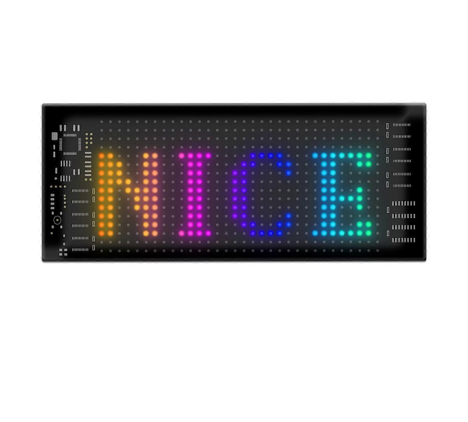 Dvruxg IP65 LED Flexible Display Bluetooth Car Ad Screen, Full Color Smart Sticker with APP Control for Outdoor Advertising, Portable & Durable