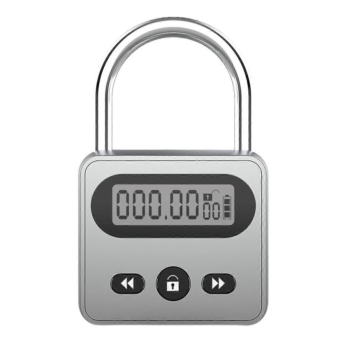 Timer Padlock LCD Display Backlight 999 Hours Max Timing B