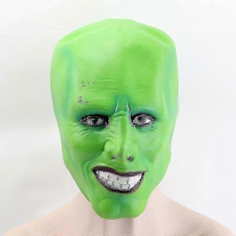 Film ve tv Maske Jim Carrey Cosplay Kostüm Seti Unisex Yetişkin Sarı Takım Elbise Üniforma Kıyafetler Cadılar Bayramı