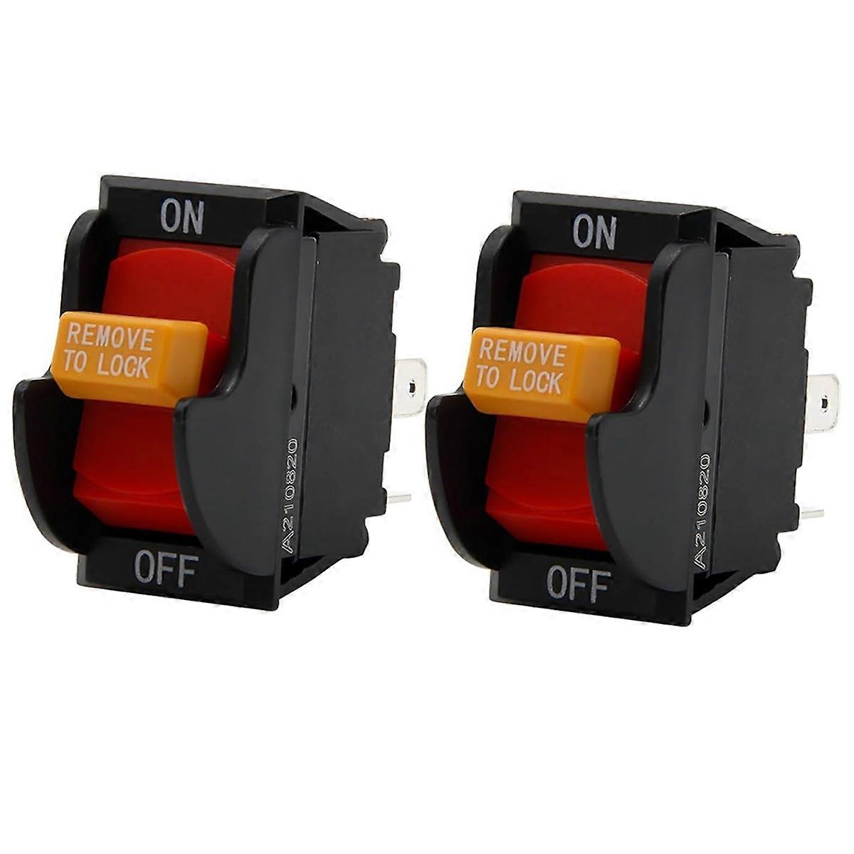 2Pcs SW7B Aftermarket on-Off Table Saw Switch for for 489105-00, 1343758 Toggle Switch