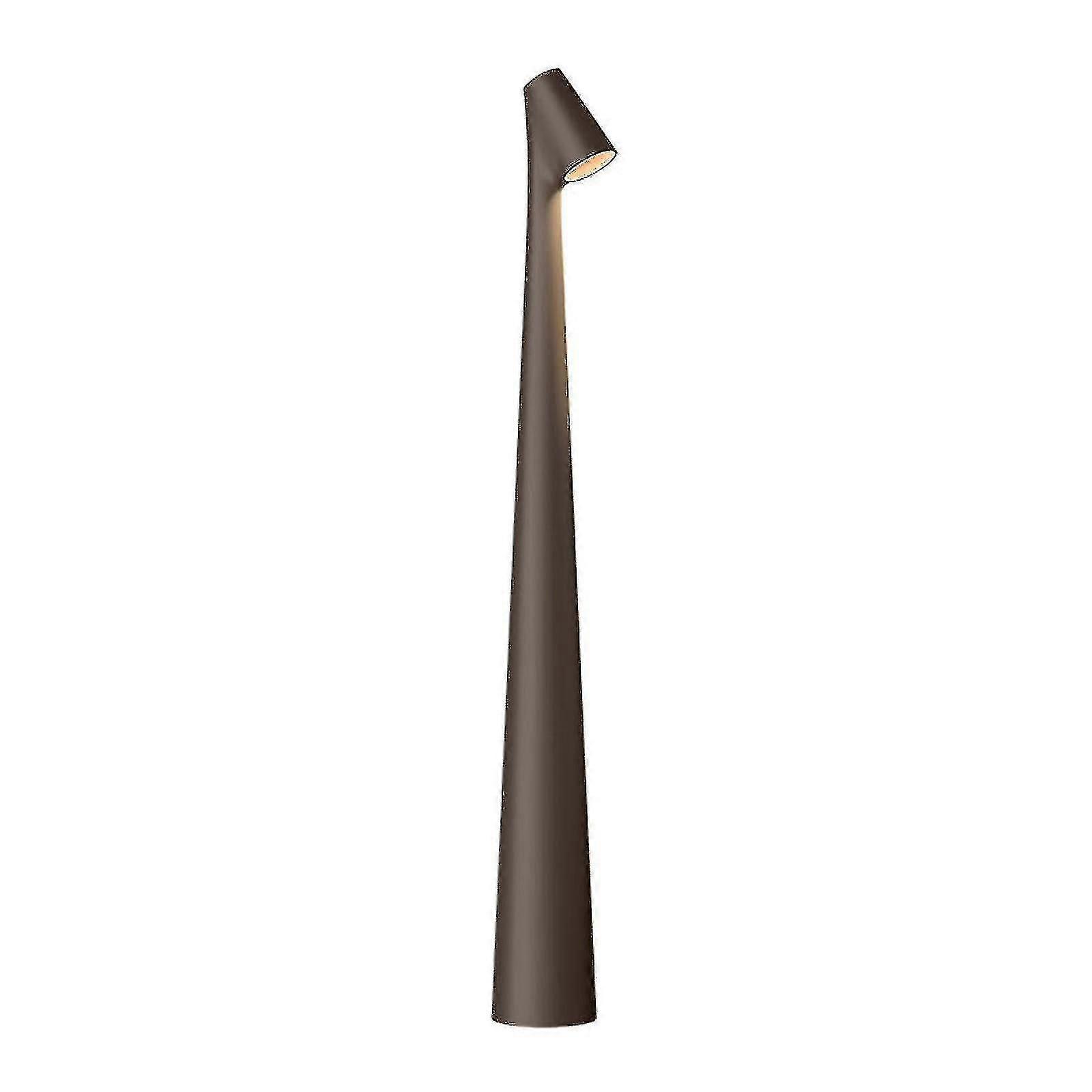 Elegant Slim Conical Stem Table Lamp Portable And Dimmable Led Sculpting Light Dec