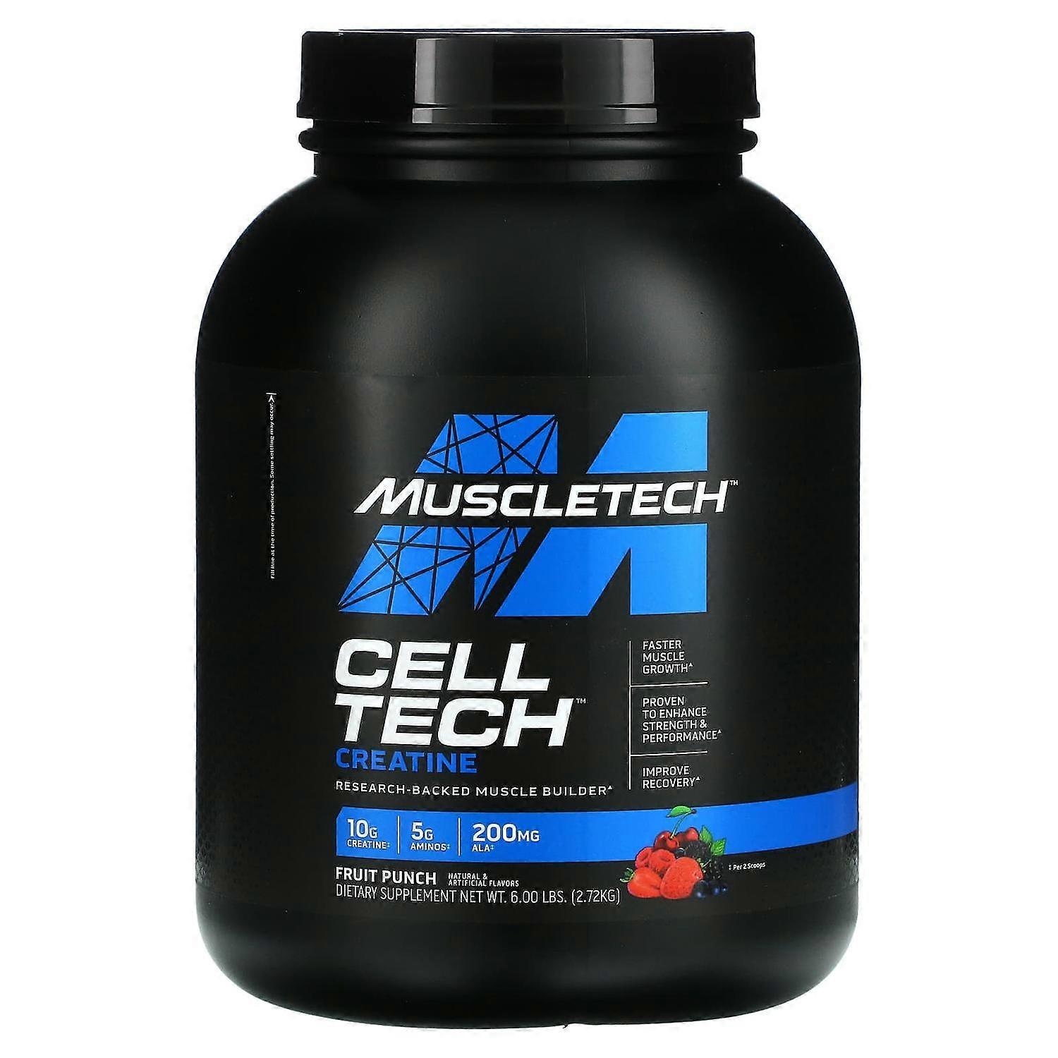 MuscleTech, Performance Series, CELL-TECH Creatine, Fruit Punch, 6.00 lb (2.72 kg)
