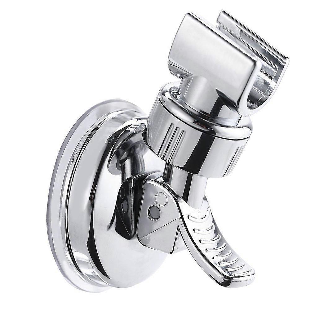 Adjustable Rotatable ABS Handheld Showerhead Bracket Wall Mount Holder With Suction Cup Polished Chrome