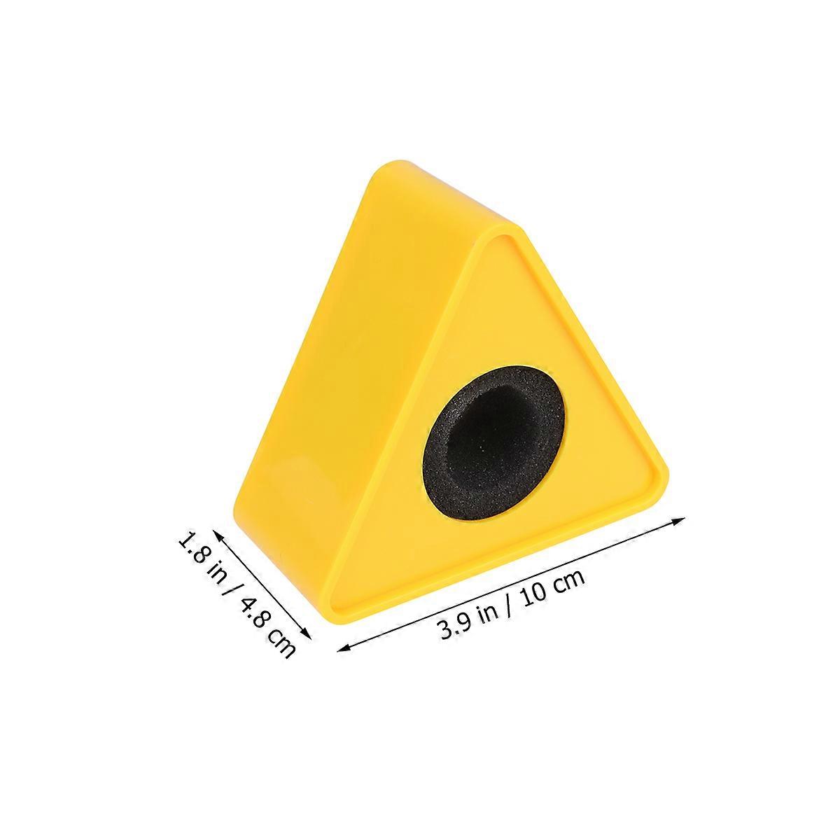 Yellow Microphone Logo Stand for Reporter Interview Use 1 Piece