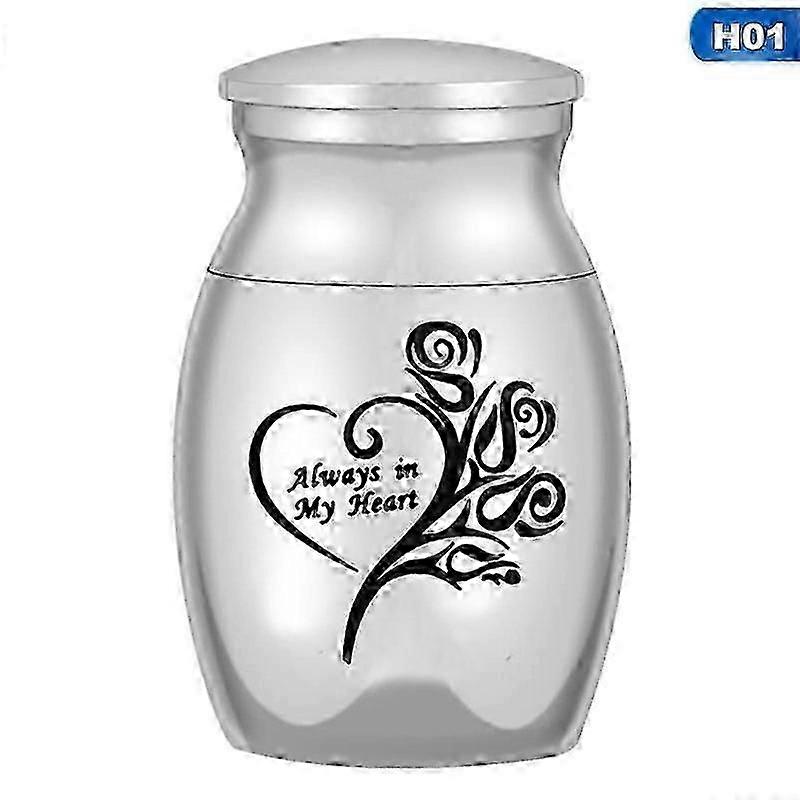 Mini Small Keepsake Urns for Human Ashes Memorial Cremation Urns Pet Ashes Holder Pet Cat Dog Birds Ashes Container 1.3*2.4cm