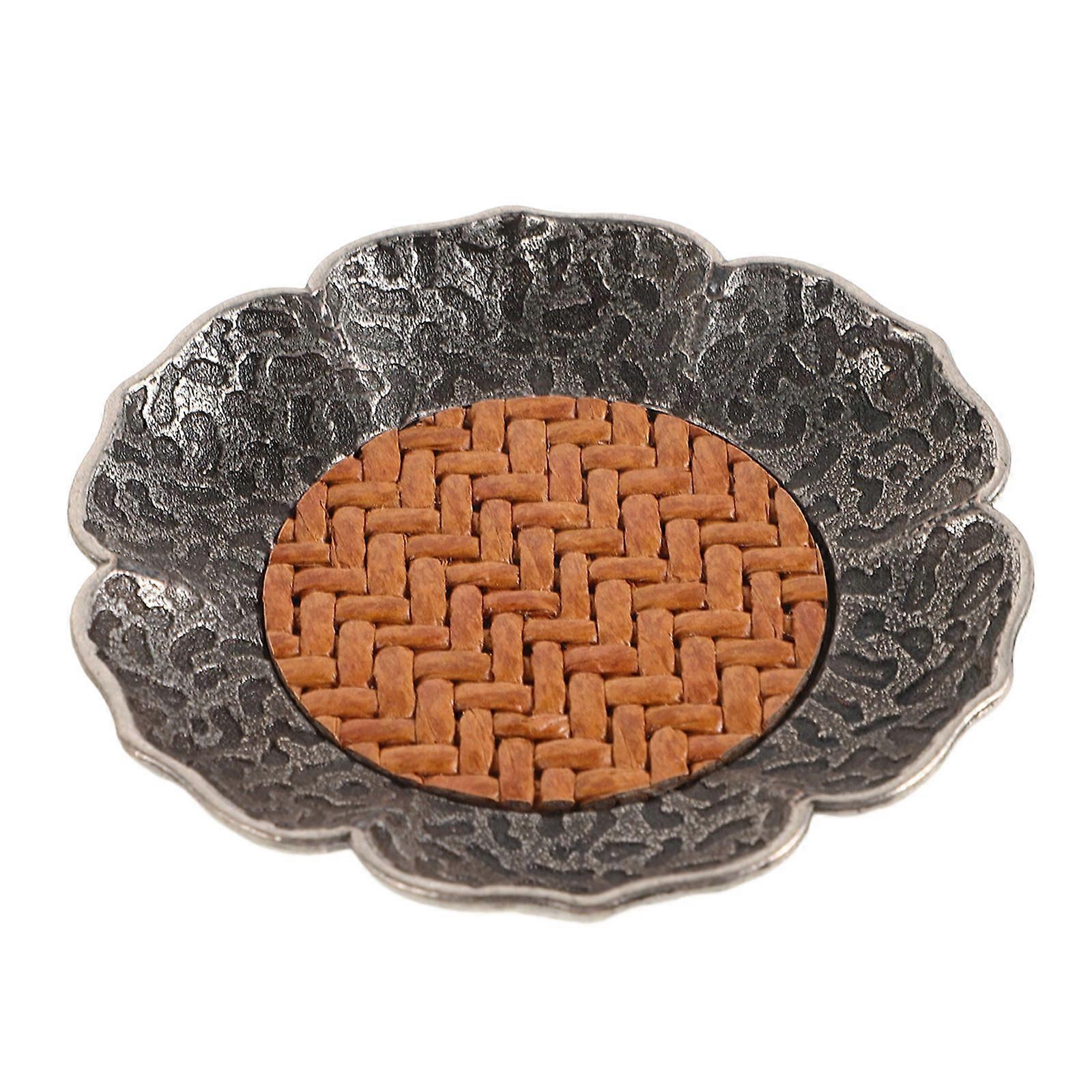 Teacup Coaster Alloy Coffee Cup Mat Multi with Versatile Use for Home Use