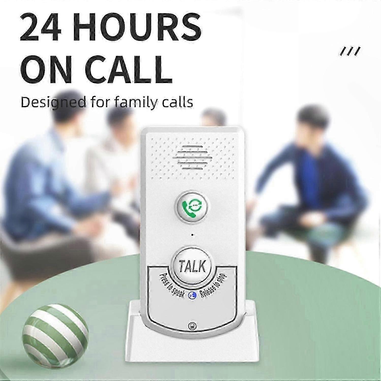 Wireless Home Intercom System with Bidirectional Voice for Long-Range Communication and Senior Use