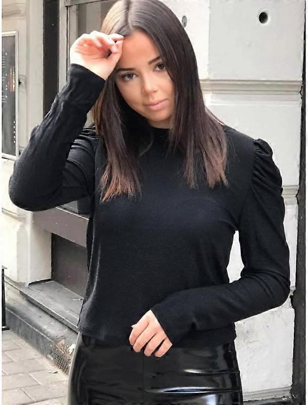 Glittrig Topp Vivanilla Svart