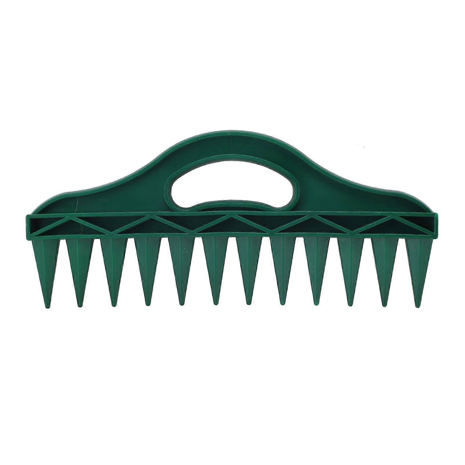 12-Hole Adjustable Soil Digger Planter 30x13cm Plastic Seeder