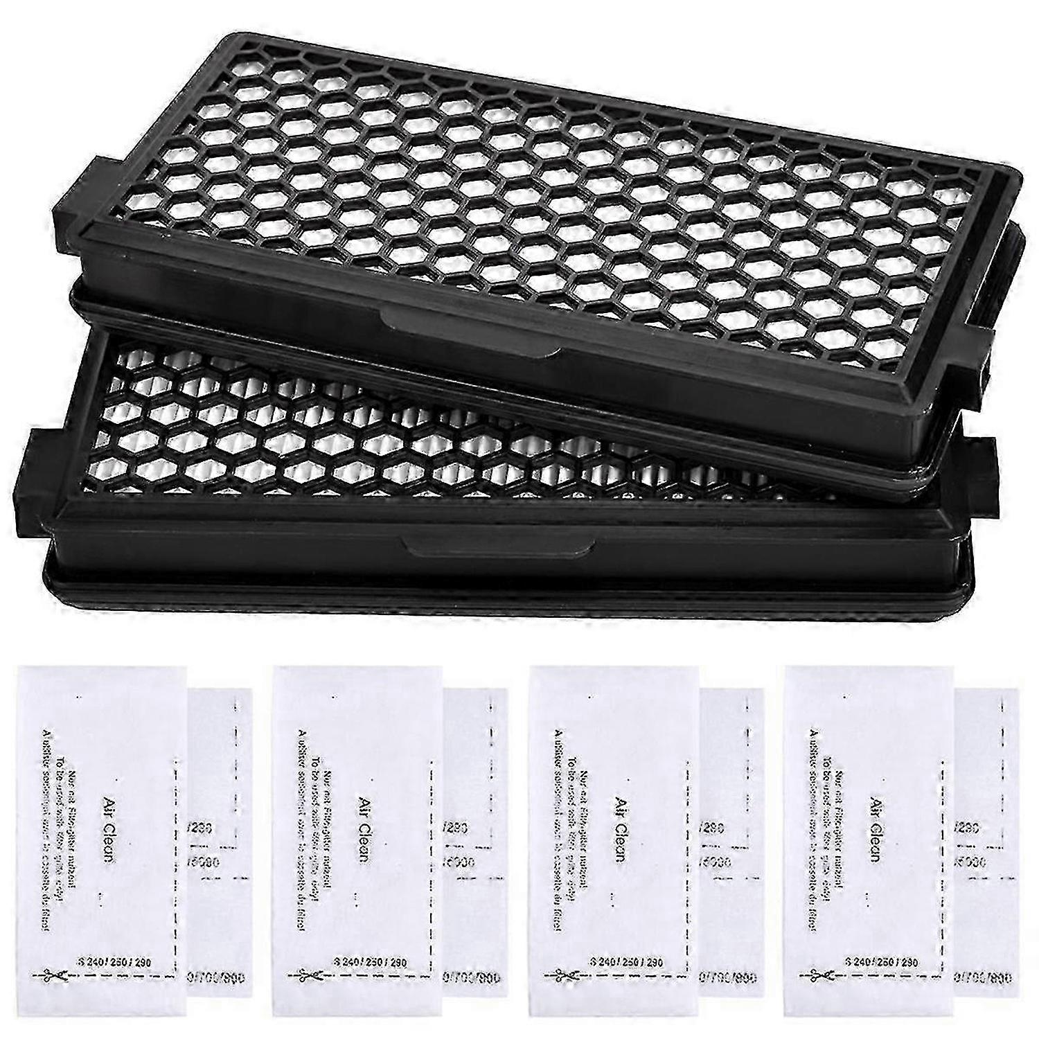 Sets of Replacement Filters for Miele Vacuum Cleaner Compact C1 & C2, Complete C2 & C3, S8340, HEPA Edition 0822