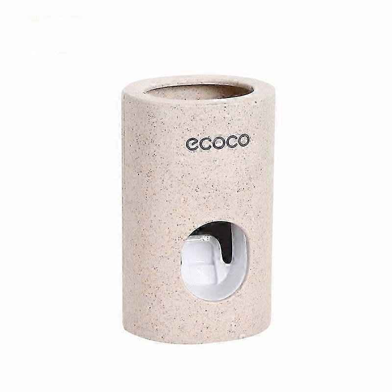 Automatic Toothpaste Dispenser Dust-proof Toothbrush Holder Wall Mount Stand Toothpaste Squeezer Bathroom Accessories Set