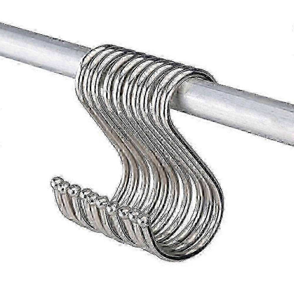 10pcs Stainless Steel S-shape Hook Kitchen Bedroom Multi-function Railing S Hanger Hook Clasp Holder Hooks  A-G