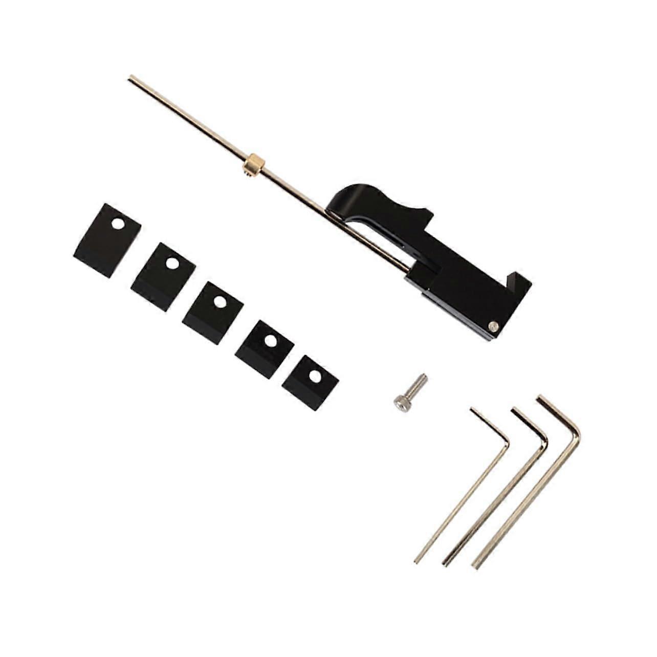 Professional Metal Archery Clicker Kit Black Recurve Adjustable Signal Tool For Target Practice And Training