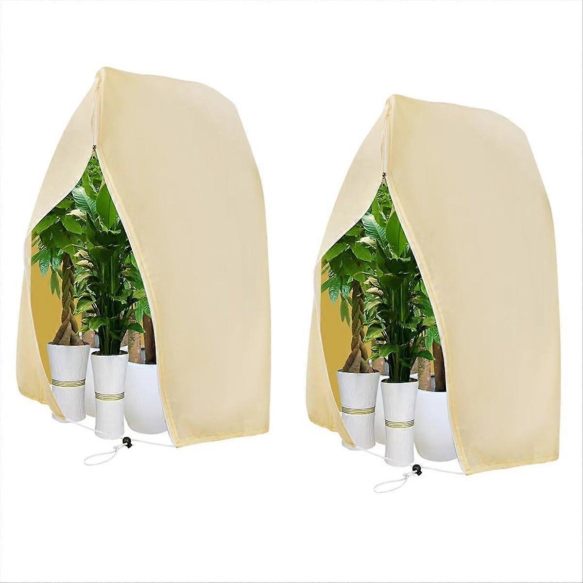 Plant Cover Cold Protection Cover with Drawstring and Blankets