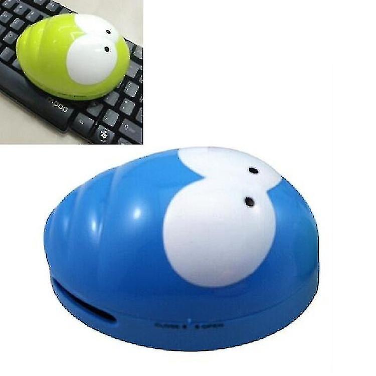 Computer Accessory Sets Portable Cute Mini Beetle Desktop Keyboard Cleaner Blue