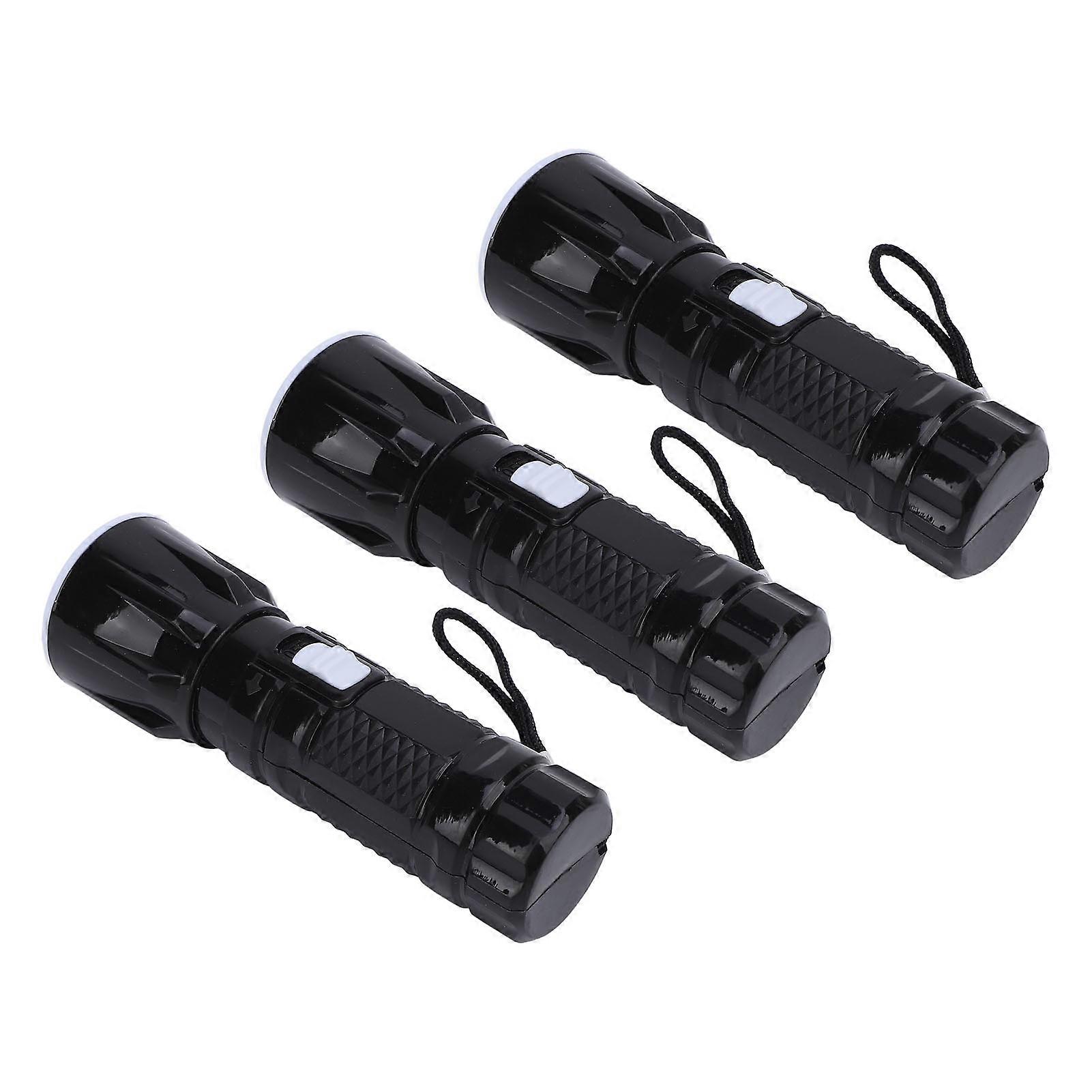 3pcs Miniature Flashlight Flash Flashlight Portable High Brightness Small Flash Light for Camping Outdoor Adventures 