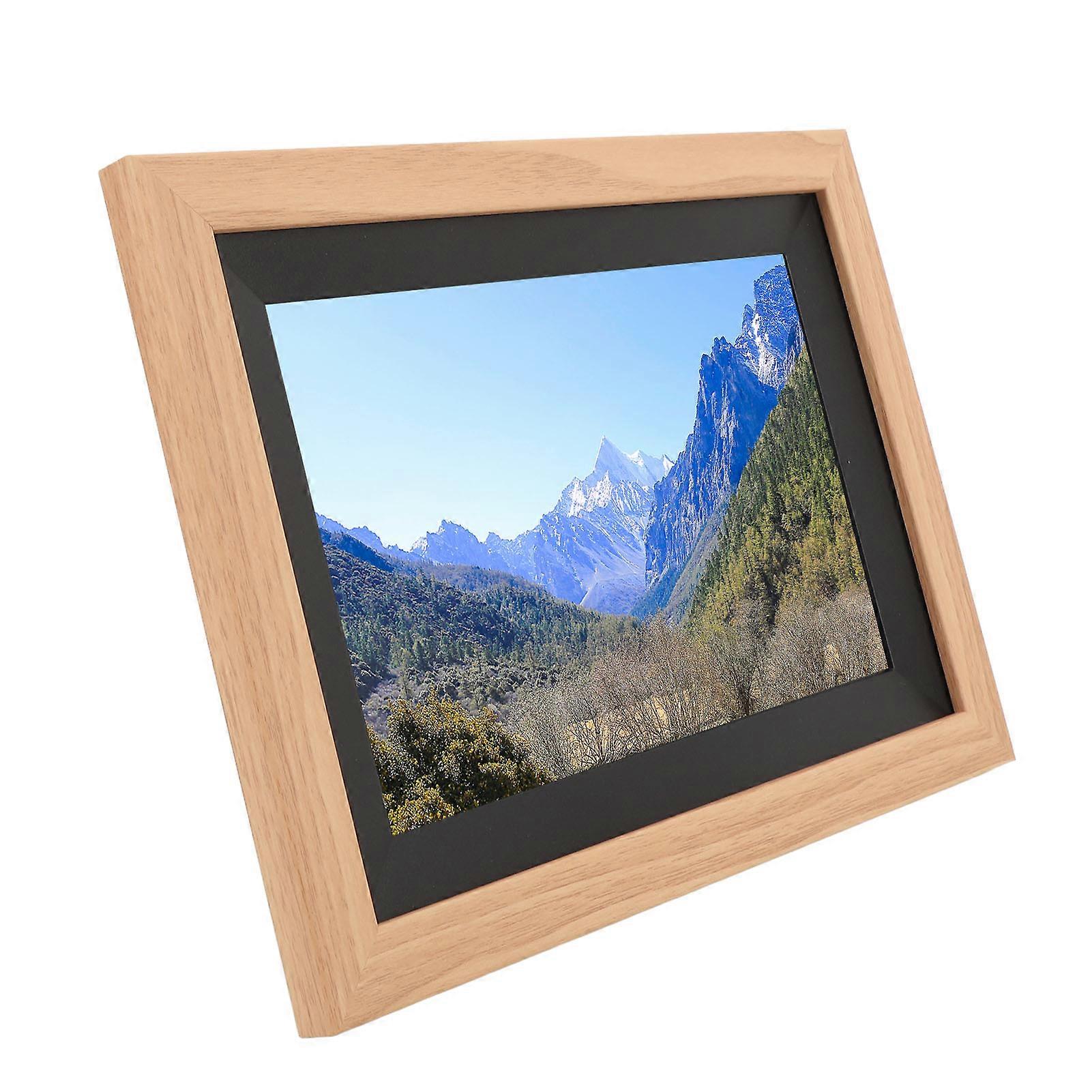 10.1 Inch WiFi Digital Picture Frame IPS Touch Screen Smart Electronic Photo Frame 16GB Storage Share Photos and Video Via App Wall Mountable EU Plug