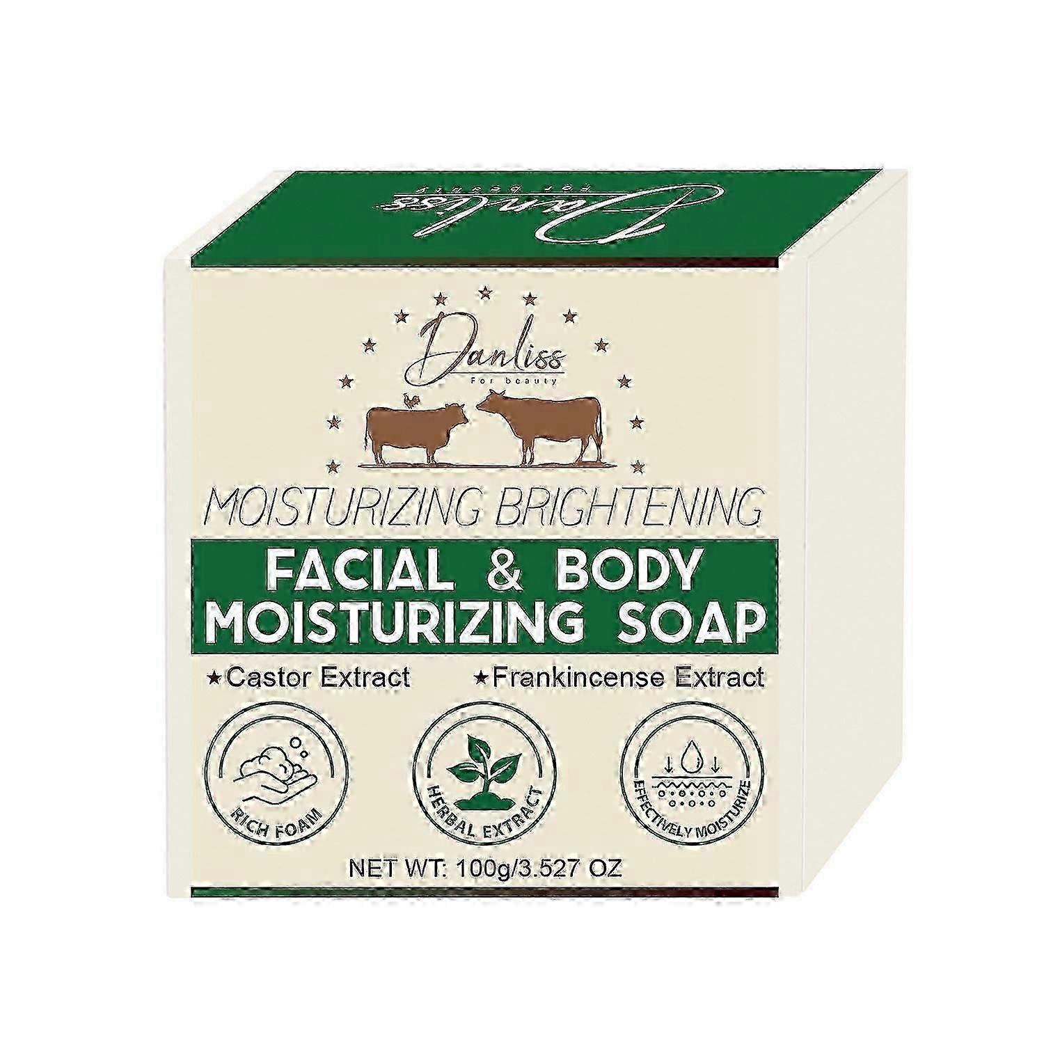 Beef Tallow Soap Bar for SkinOrganic Beef Tallow Soap for Face & Body with Grass-Fed & Finished - Gentle Moisturizing Body Wash for Dry