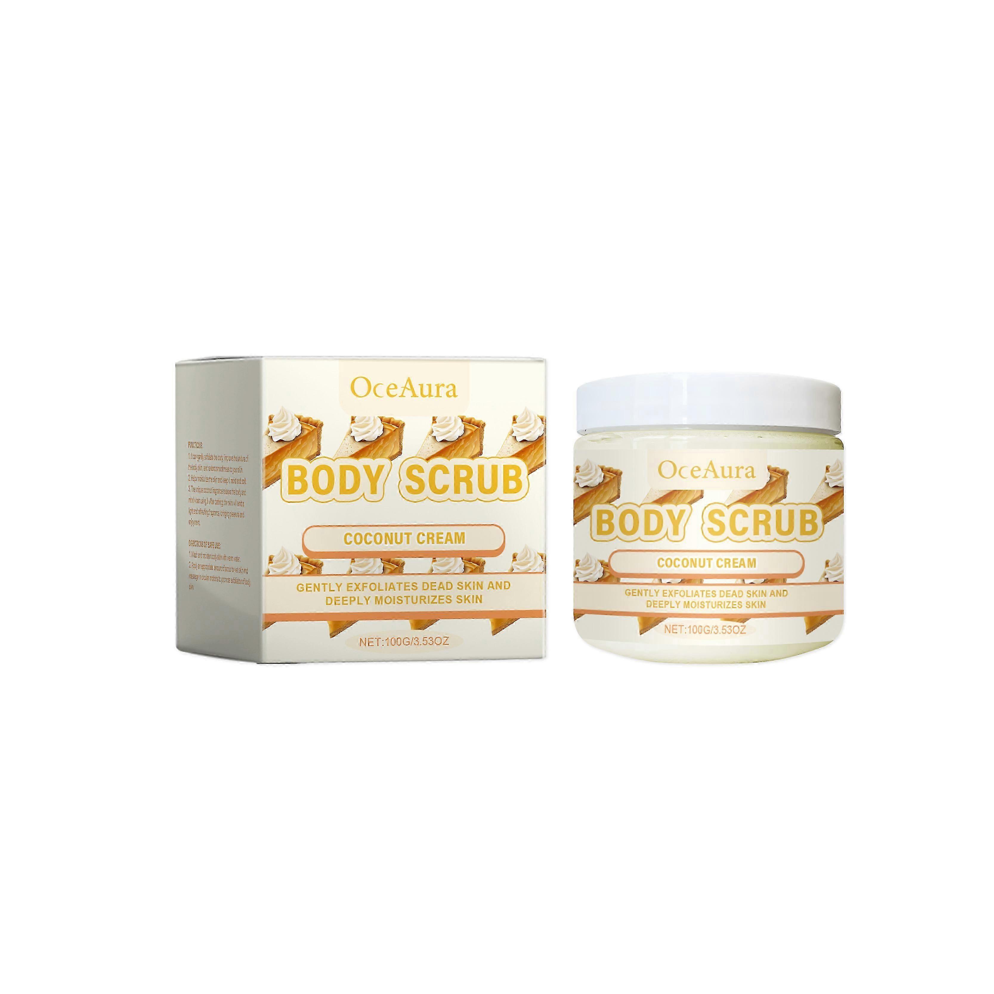 coconut cream body scrub