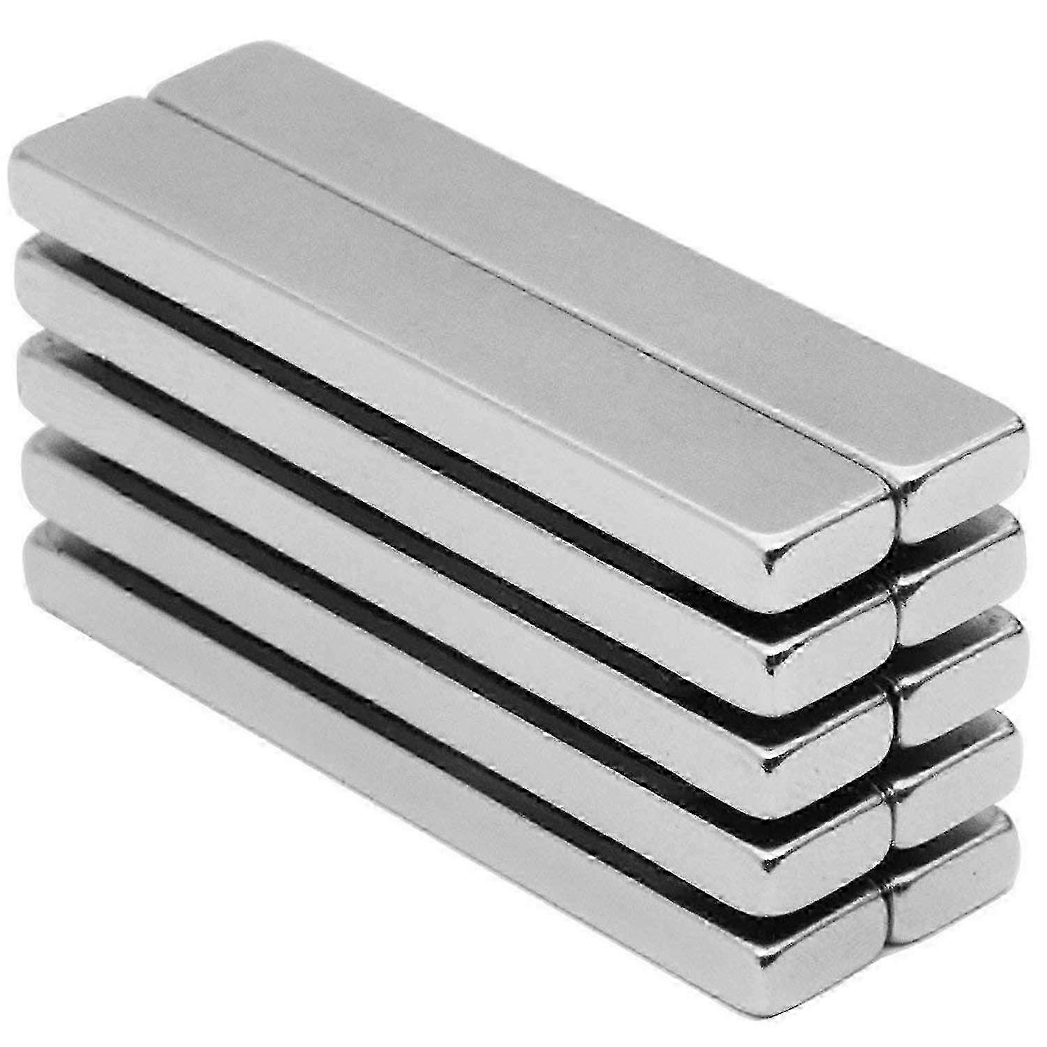 Strongest Magnetic Material, Super Strong Neodymium Magnet Bar With Double-Sided Adhesive, Avoid Constant Contact And Keep A Distance