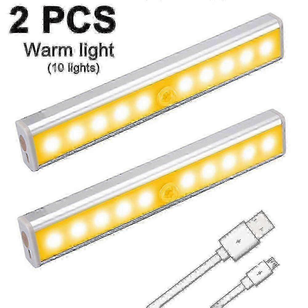 2pcs Wireless LED Closet Lights, 10-LED Under Cabinet Lighting Edition 1107