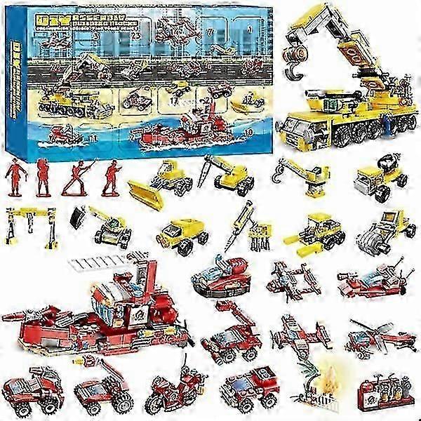 Advent Calendar Construction Vehicles - Christmas Calendar 2023 Multicolored 1
