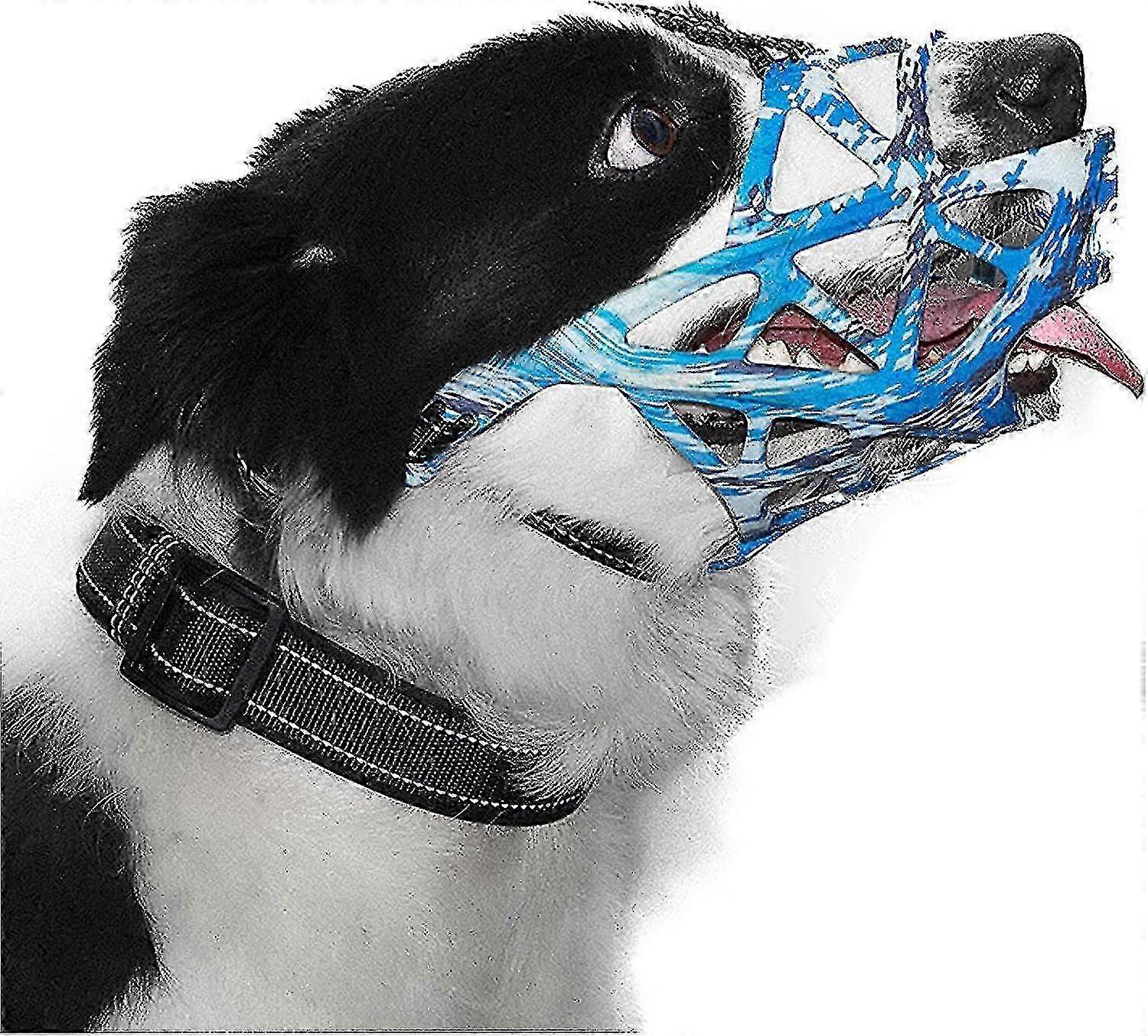 Dog Muzzle, Dog Basket Muzzle For Large Dog, Anti-bite Muzzle With Adjustable Straps