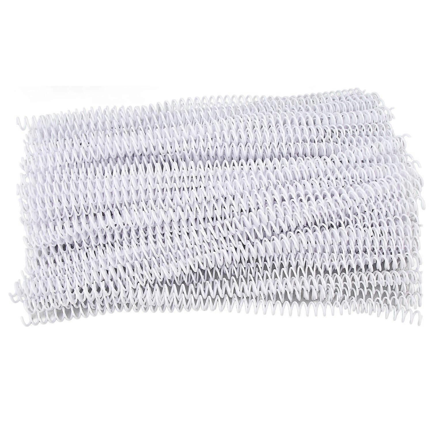 100PCS Spiral Binding Coils 48 Loops 4:1 Pitch A4 Paper Plastic Binding Spines 40 Sheets Capacity 8m
