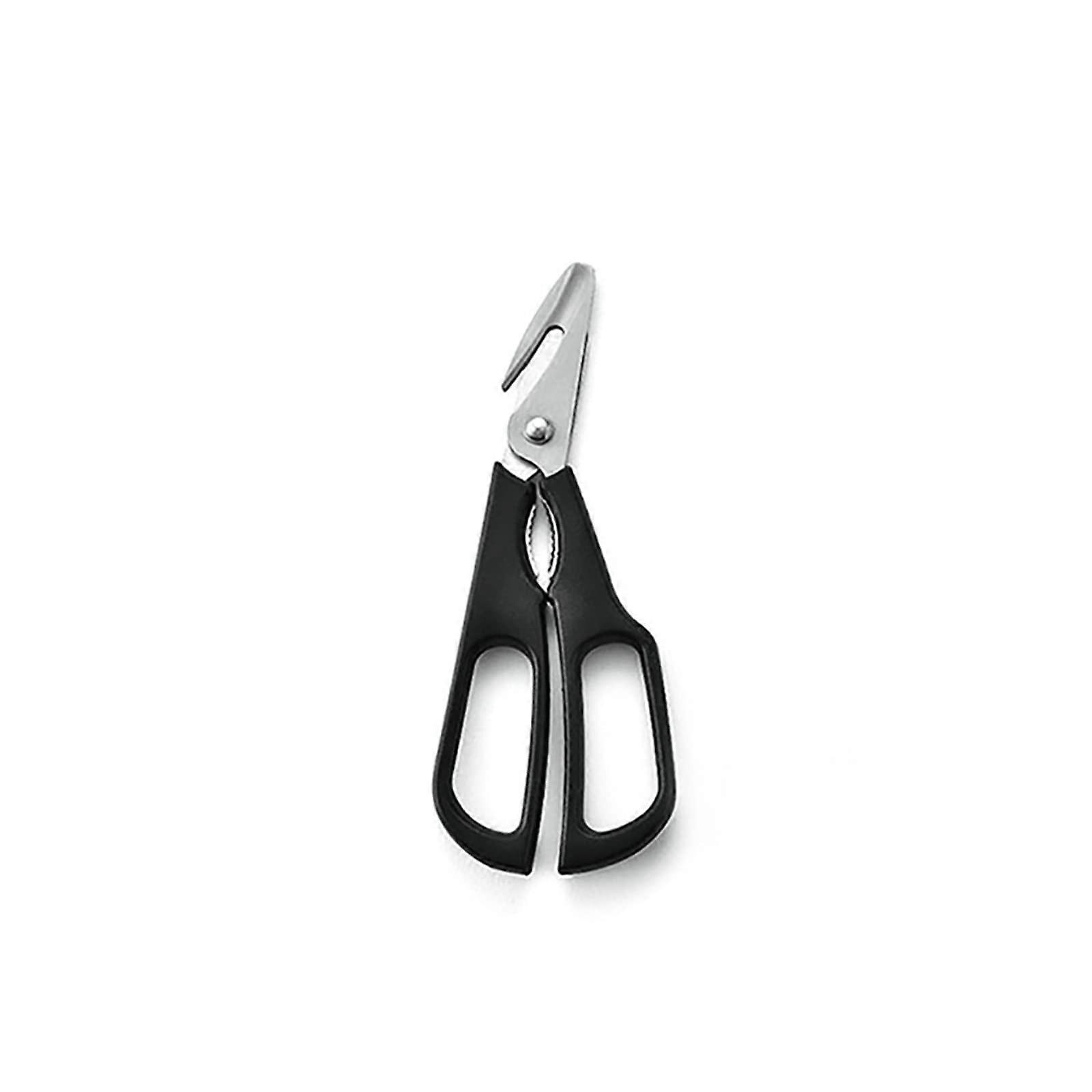 Kitchen Scissors Lobster Crab Multifunctional Seafood Scissors Detachable Shrimp Scissors Black