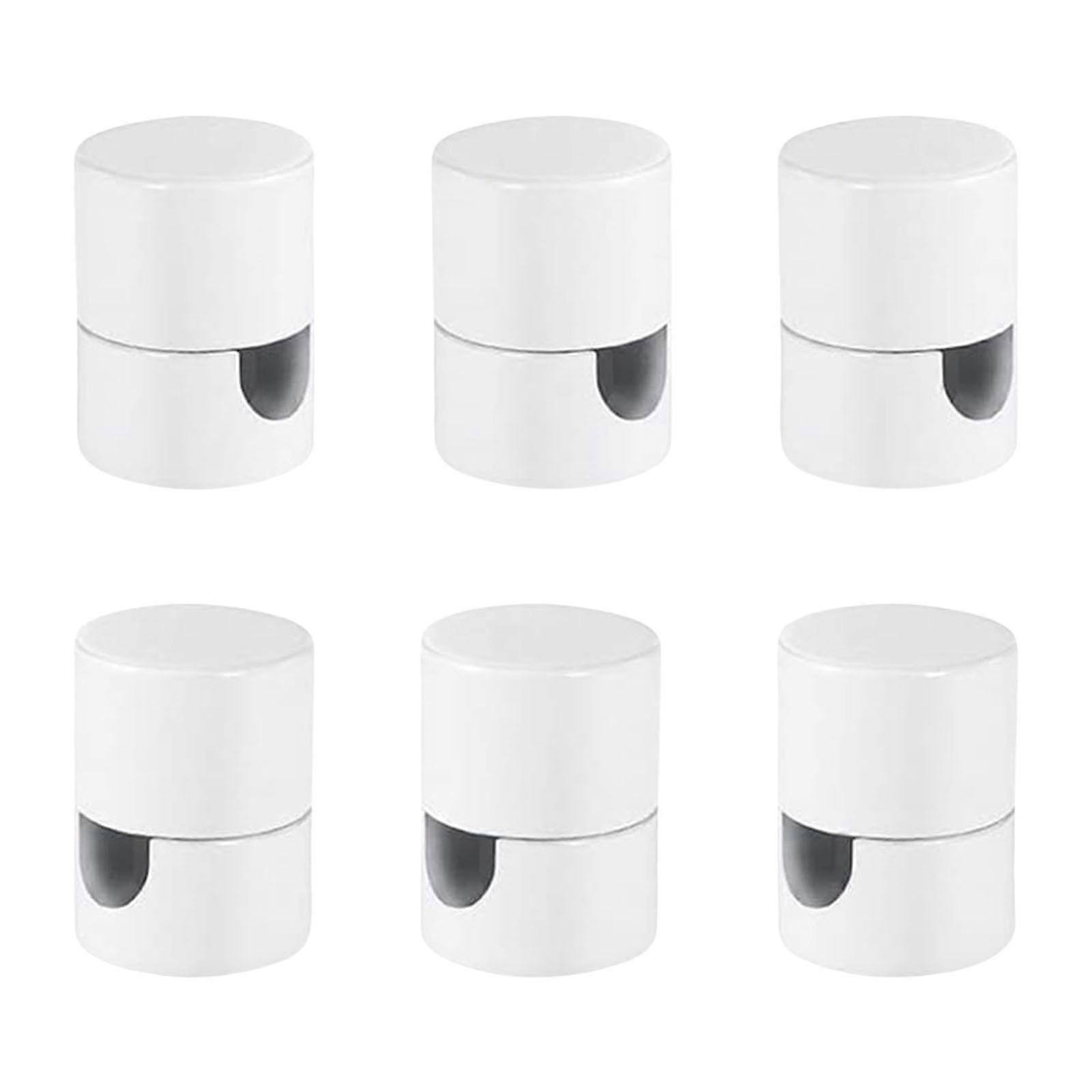 6pcs Functional Ceiling Hooks Lamp Cable Holder Designed For Easy Installation And Neat Cable Organization  White