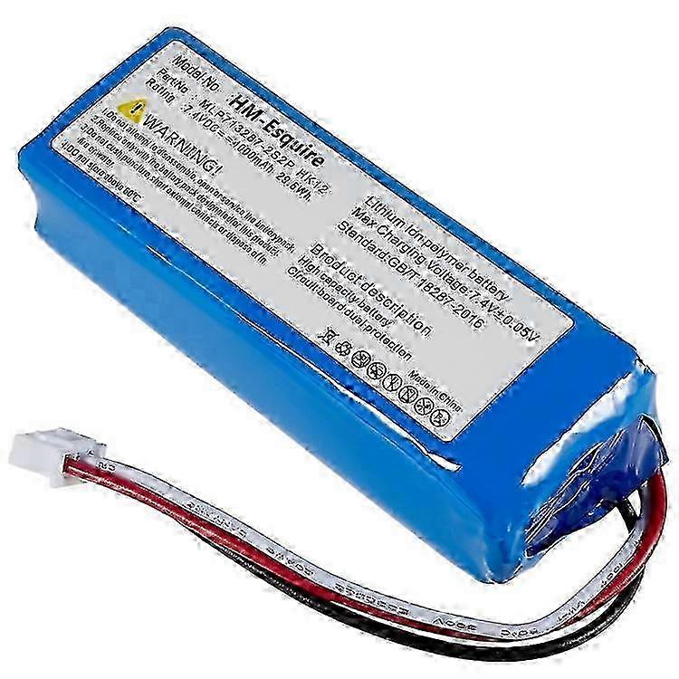 Compatible For Harman Kardon Esquire 7.4V 4000mAh Lithium-ion Polymer Speaker Battery Replacement Part (Encode: MLP713287-2S2P HK1