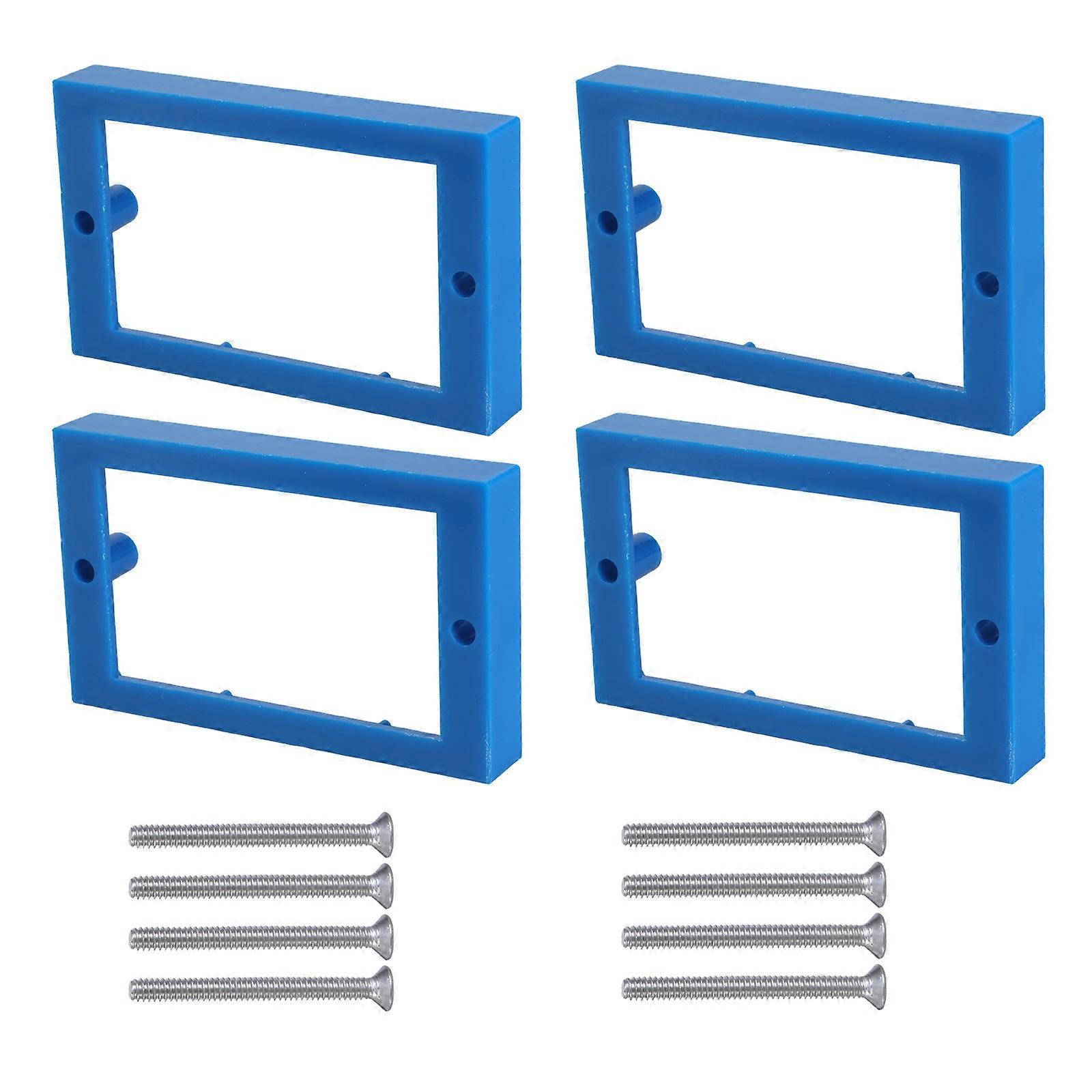 Electric Box Extender Kit with Screws Sockets Box Extension Electrical Box Extender for Single Gang Sockets Installations  Grey