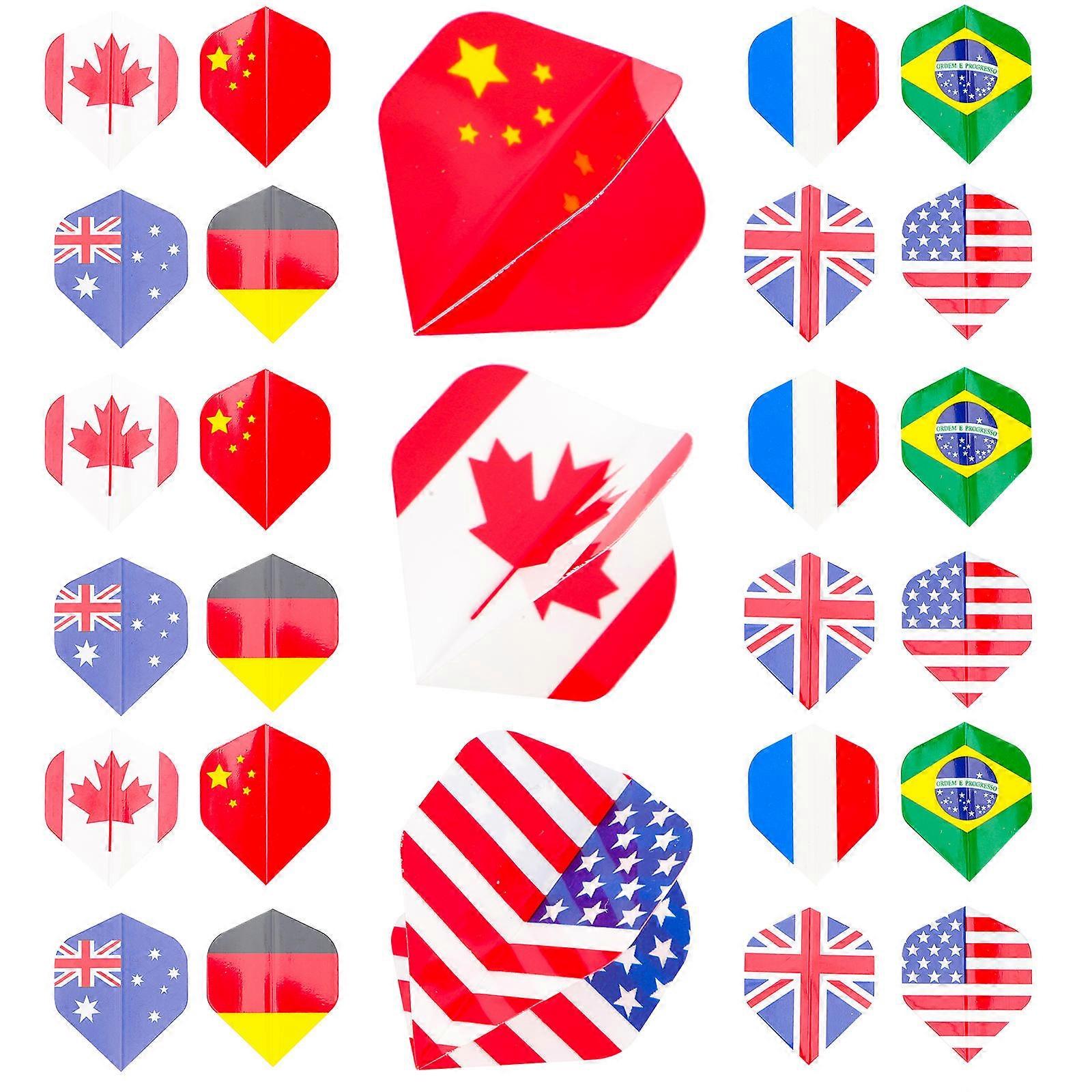 Convenient Wings Lightweight Dart Flights for Game Use 27Pcs Durable Material