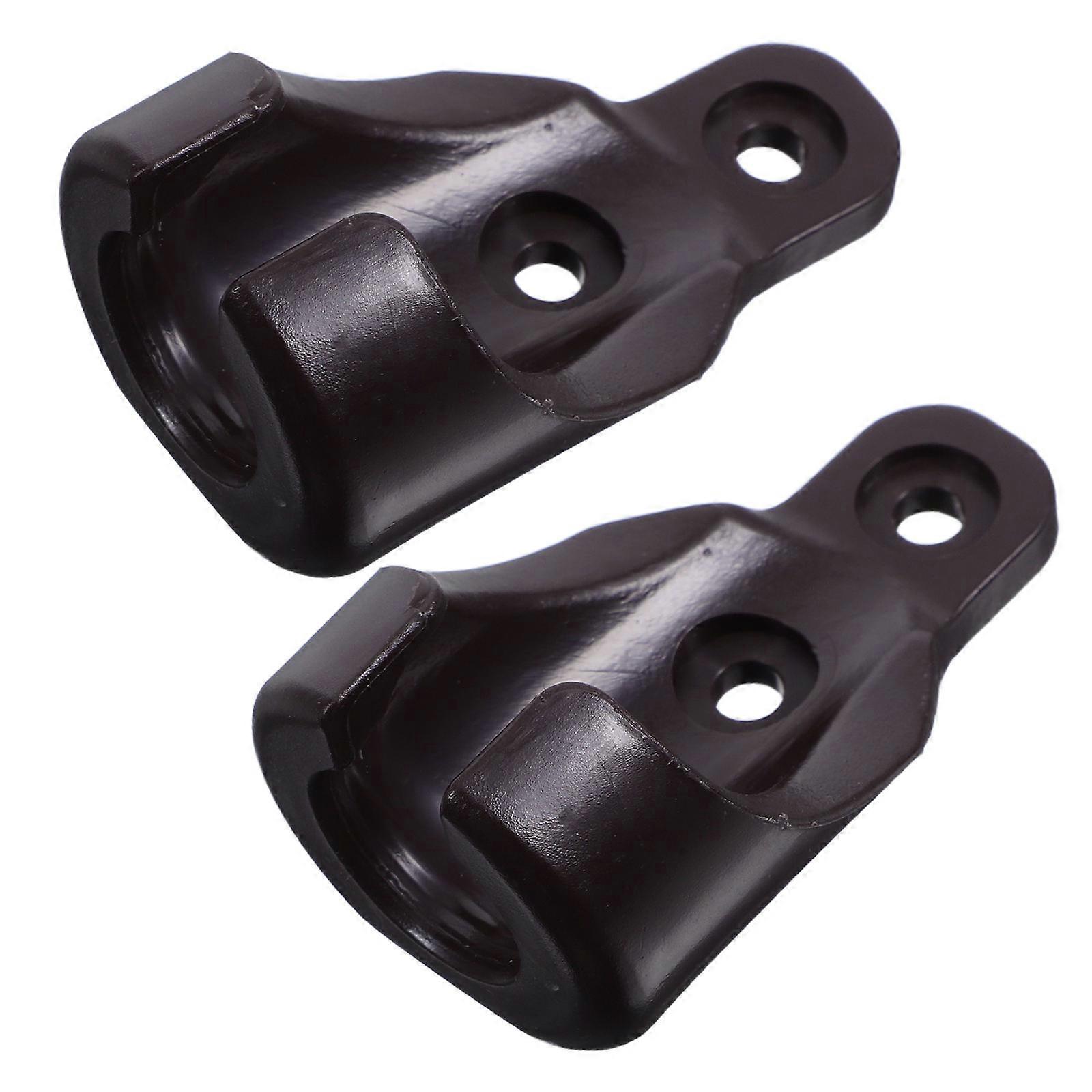 Light Brown Roller Blind Brackets for Roller Shade Replacement 2Pcs Set