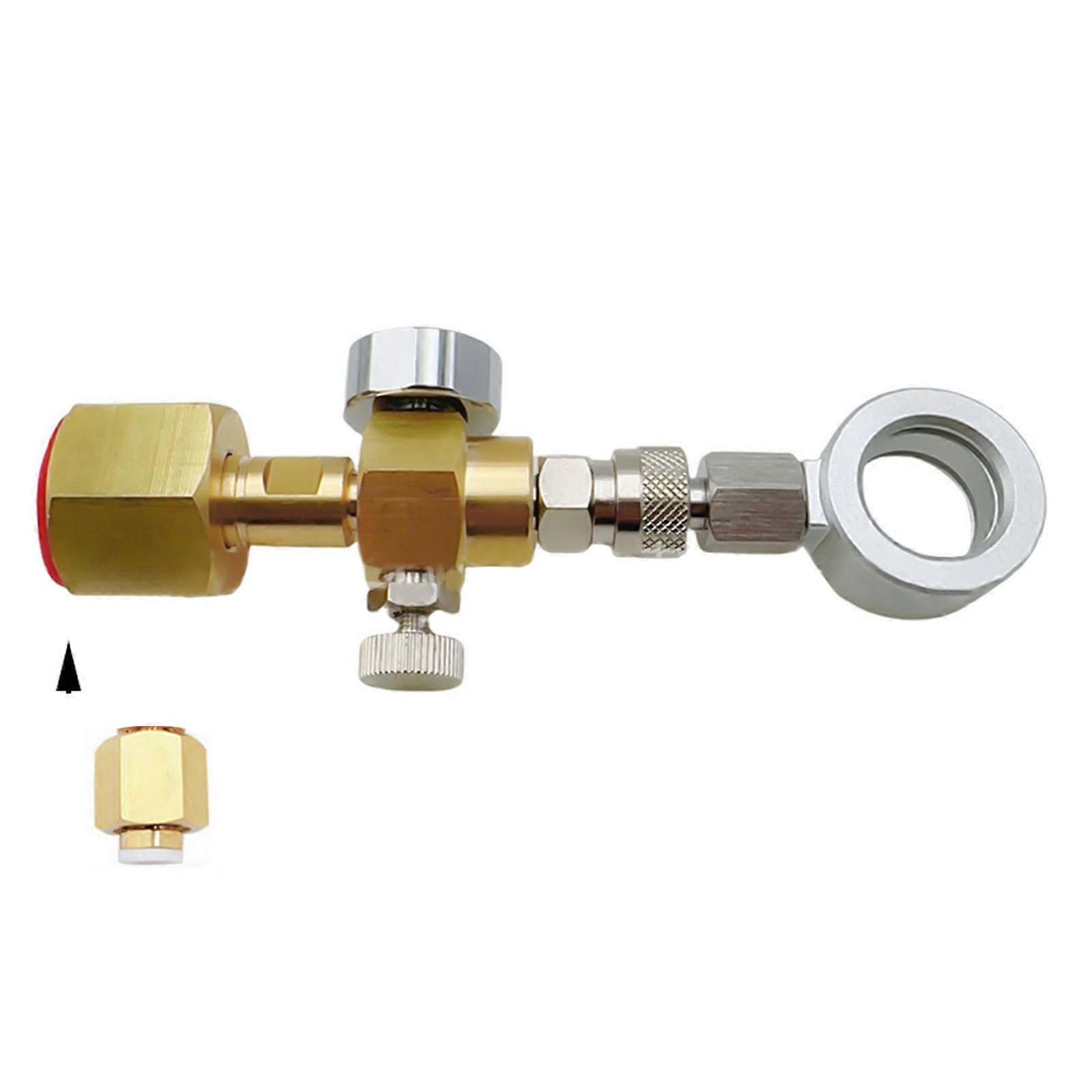 Effortless Bottle CO2 Adapter Portable CO2 Chargers Quick Releasing CO2 Adapter Suitable for Beverage Enthusiasts Multicolor