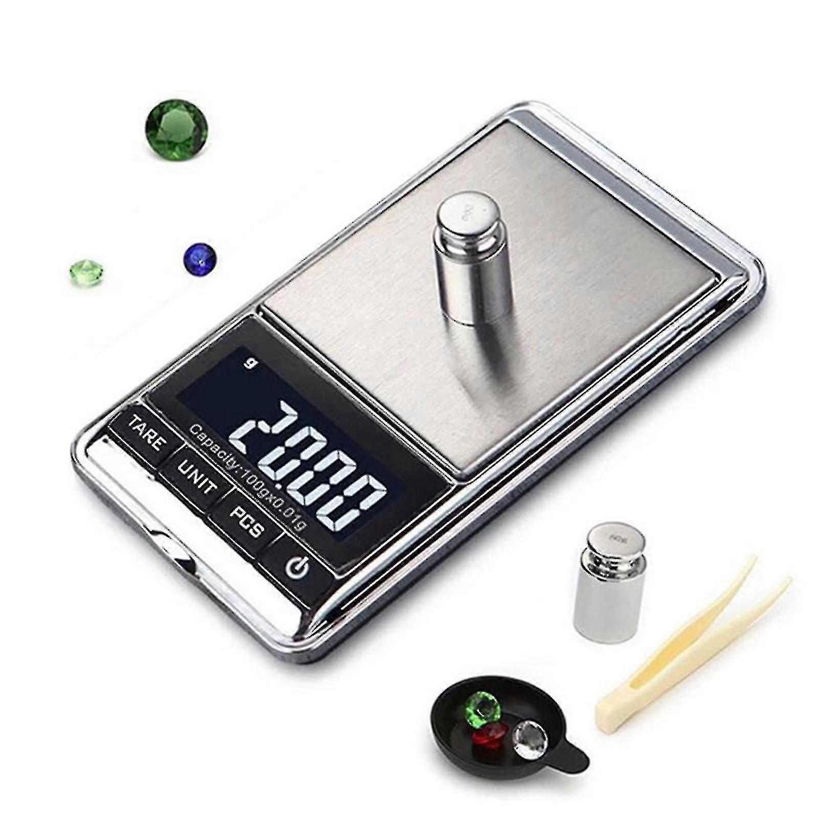 Gold Silver Tester Kit with Digital Gram Scale