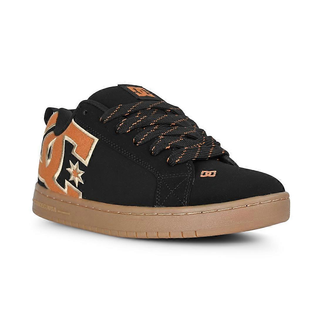 Skate boty DC Court Graffik - černá/pšeničná