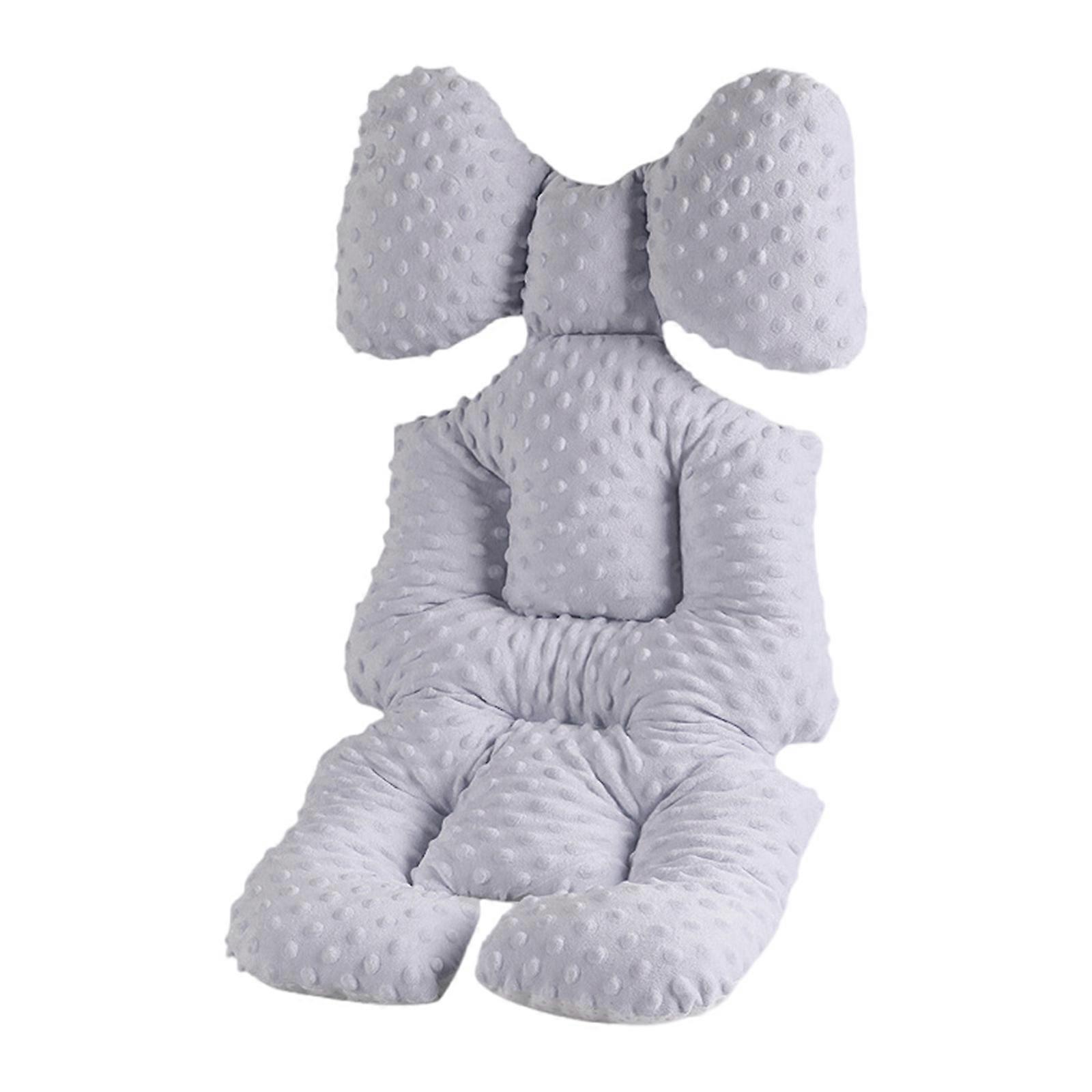Coussin de poussette pour bébé Poussettes pour bébés Doublures Sièges Coussin Poussettes pour bébés Coussin Tout-petits Poussettes Sièges d’hiver Coussin Gris