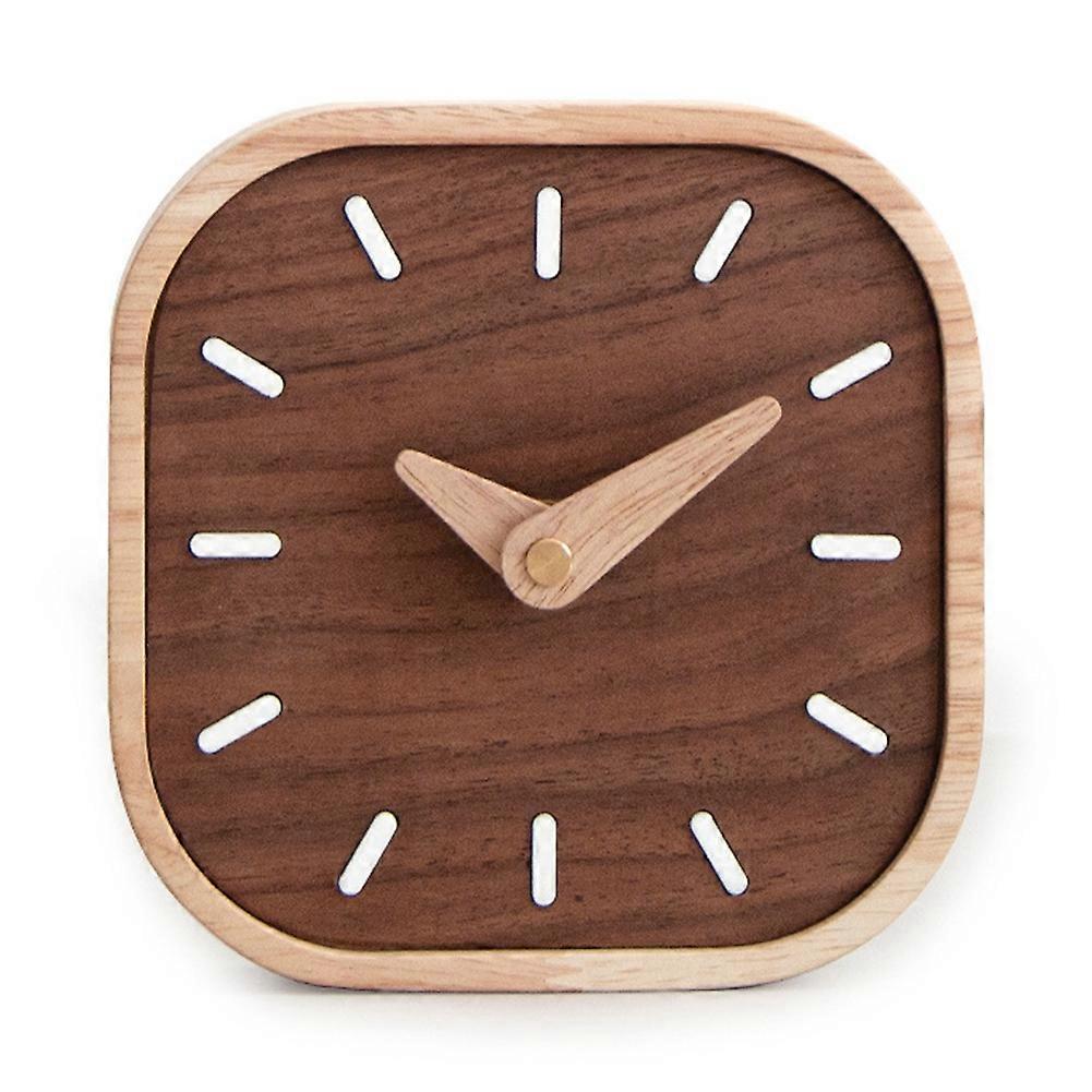 Hour Clock Desktop Mute Watch Clock Bedside Clock Mini Clock Nordic Home Decor
