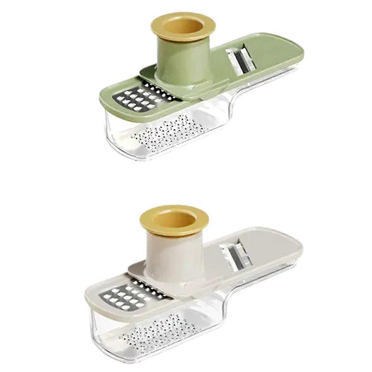 Mini Garlic Slicer Multi-Functional Mandoline Slicer Veggie Garlic Ginger Grinder Vegetable Mandoli