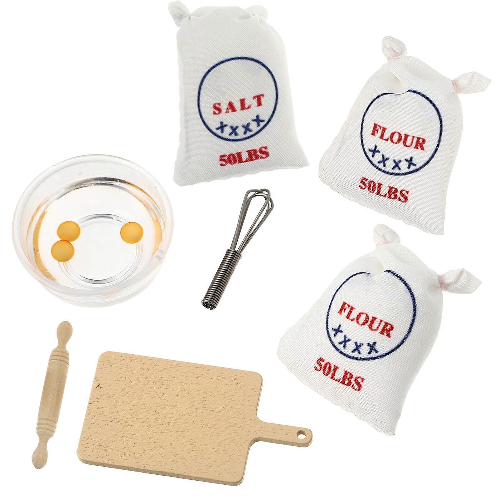 Miniature Baking Model Mini Kitchen Supplies Toy for 1Set