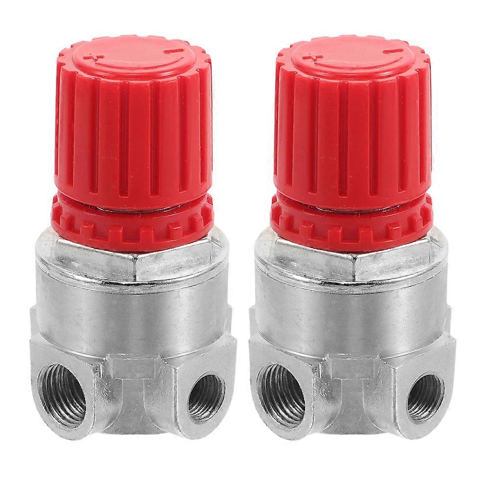 Air Compressor Replacement Part 2Pcs Air Compressor Regulator For Industrial Equipment Precision Pressure Control Rectangular 7.20X3.90X3.90CM