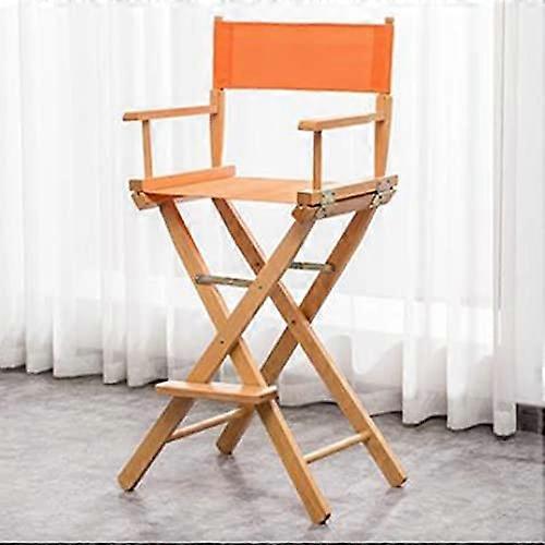Lightweight Portable Folding Director's Chair For Makeup Artists Home And Studio Use Easy To Carry Stylish Design